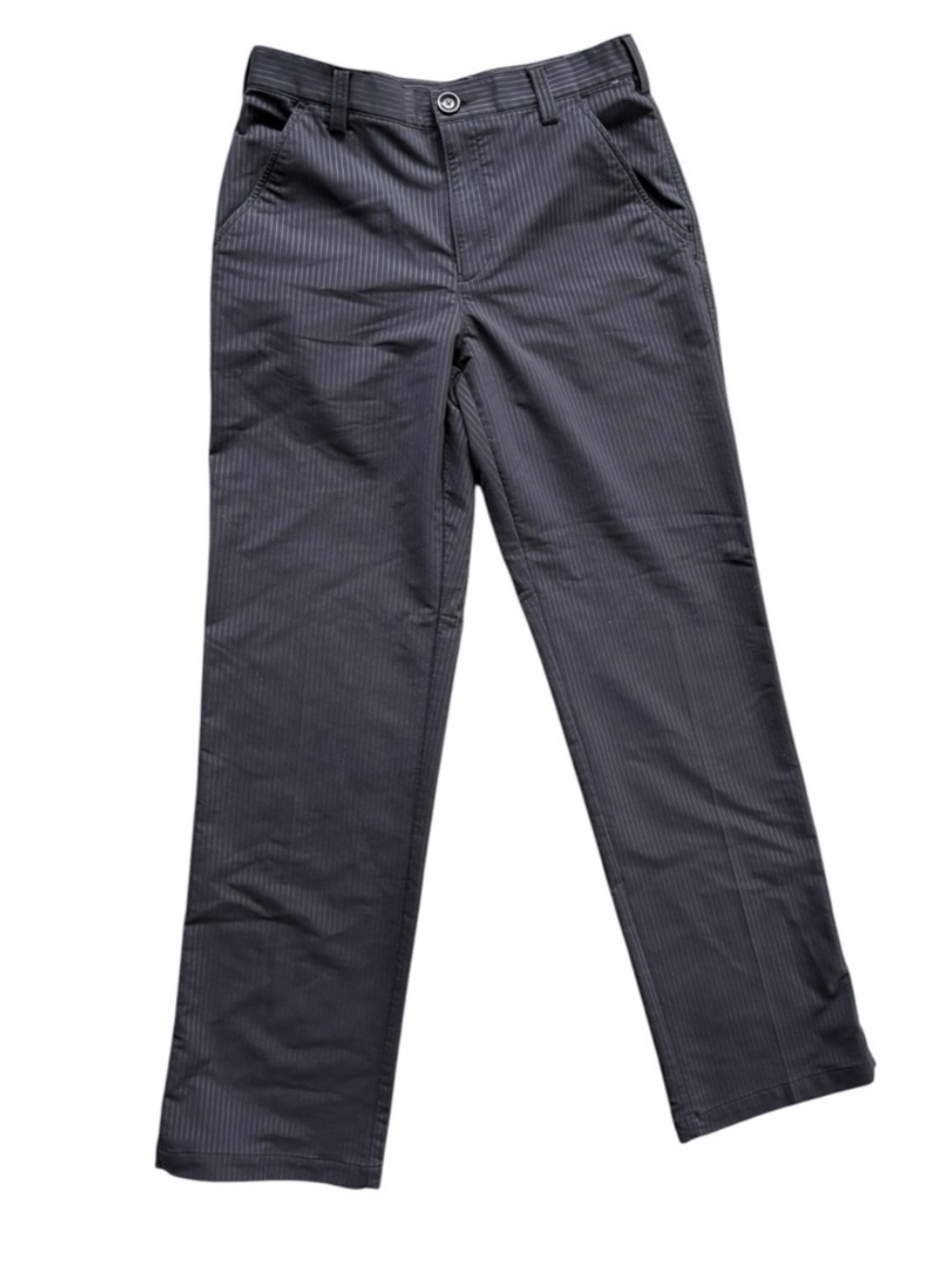 Under Armour Men’s Golf Pants 30x32 Black Pinstripe Stretch Straight Leg